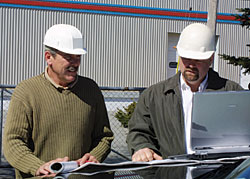 James Sickles - Sickles Corp. Commercial Construction - Overseeing a Job